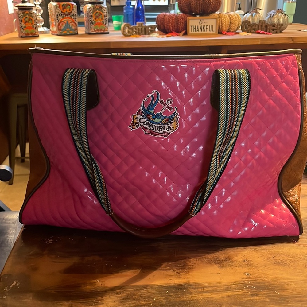 Excellent condition Consuela Tavel Bag about 10 years old, rarely used